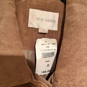Erin London Camel Corduroy Swing Jacket and pants set - M (10)